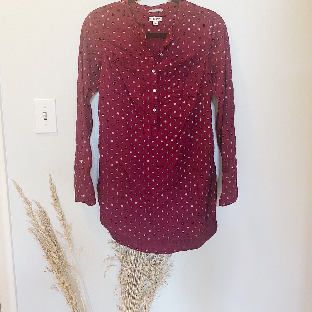women’s print tunic top